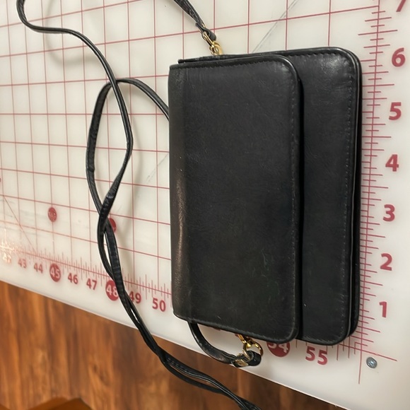 Small Black Purse with Crossbody Strap - Picture 2 of 9